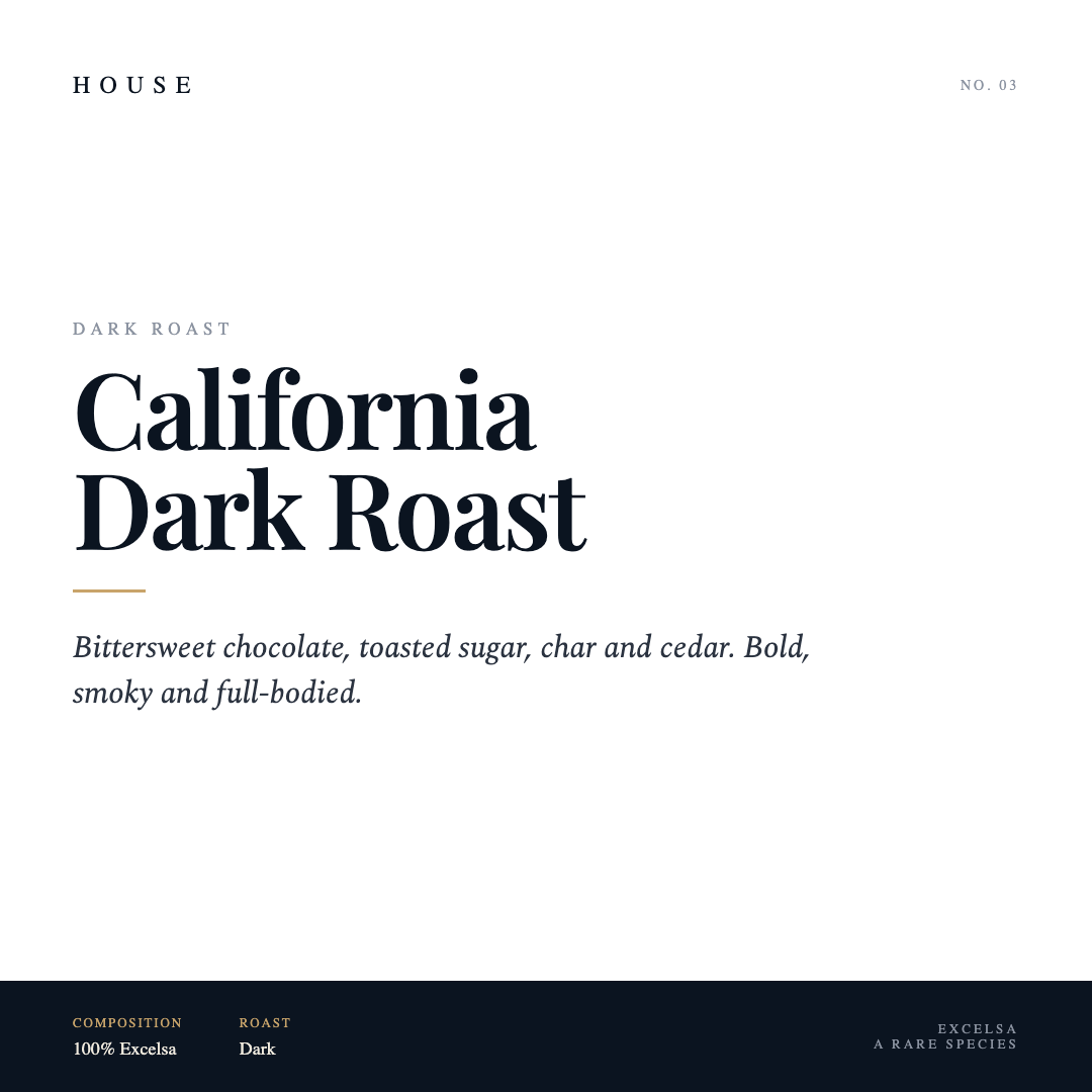 House Roasted California Dark Roast