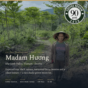 Unroasted Madam Huong's Khe Sanh Valley 120 Hour Fermentation Green Shade Coffee