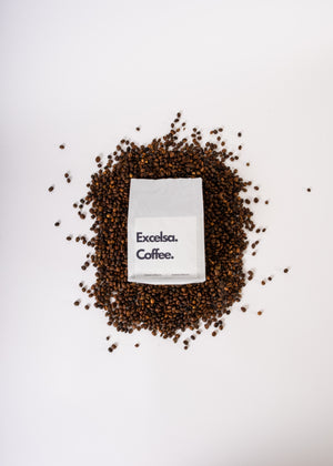 Excelsa Coffee Whole Bean Medium Roast 12 oz Philippines Single Origin Low Acidity