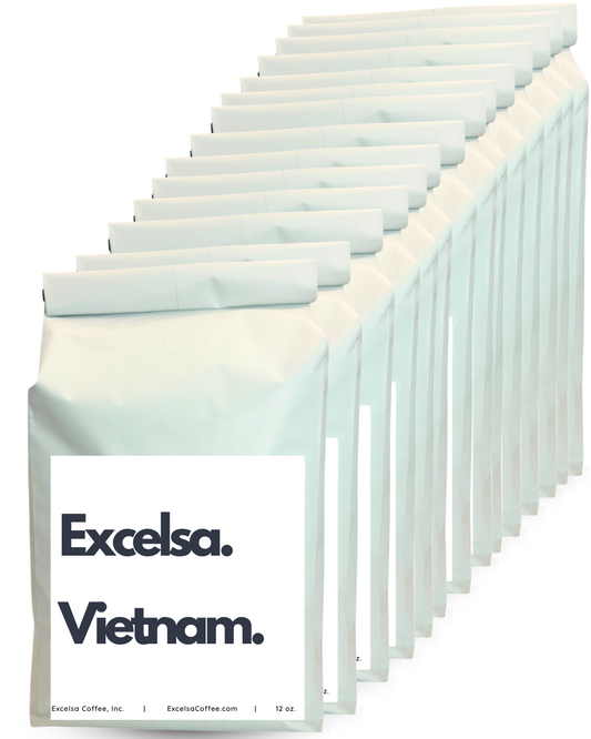 Excelsa Vietnam – Medium Roast Whole Bean Coffee (65 lbs)